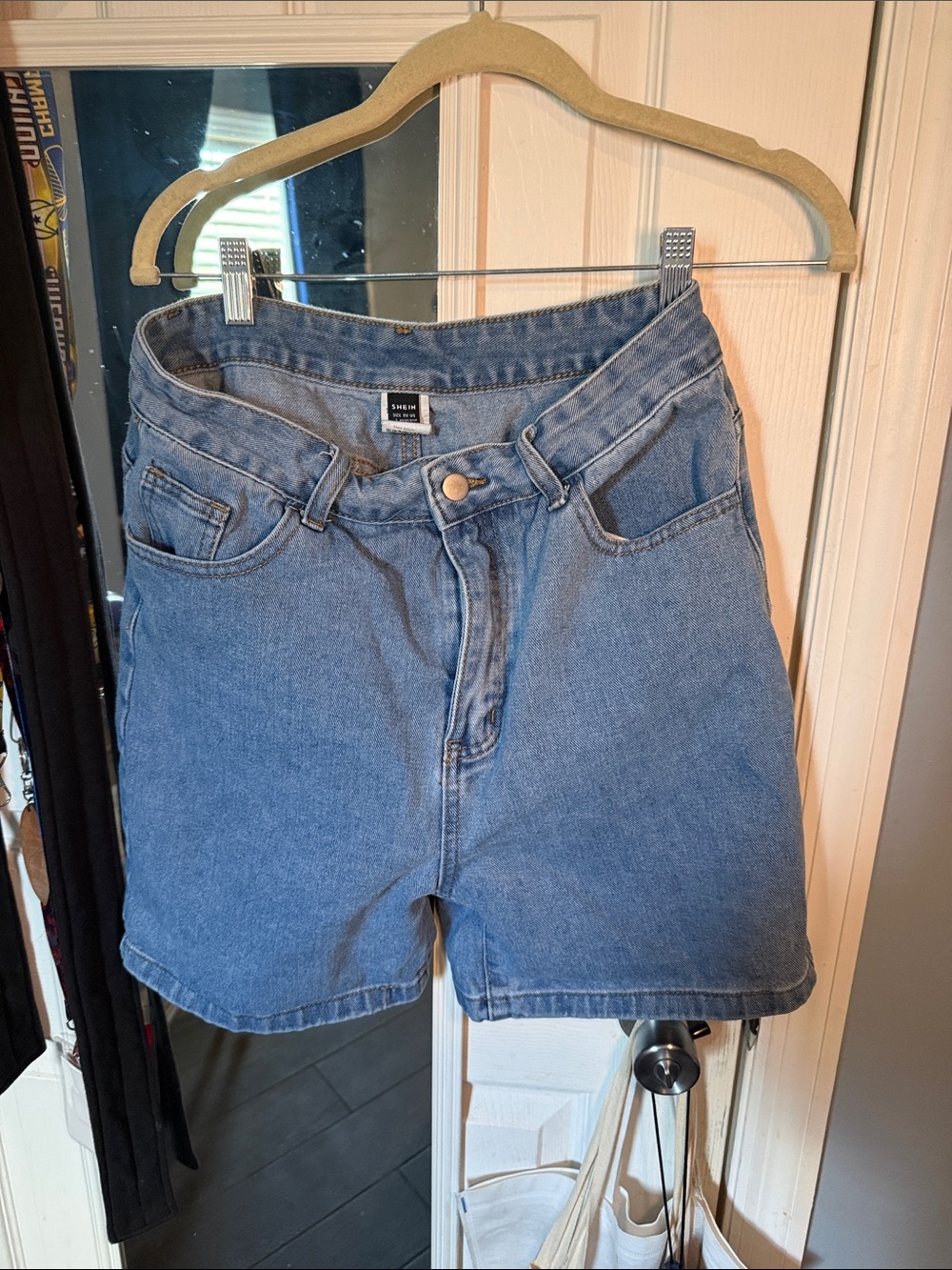 Blue Denim Shorts